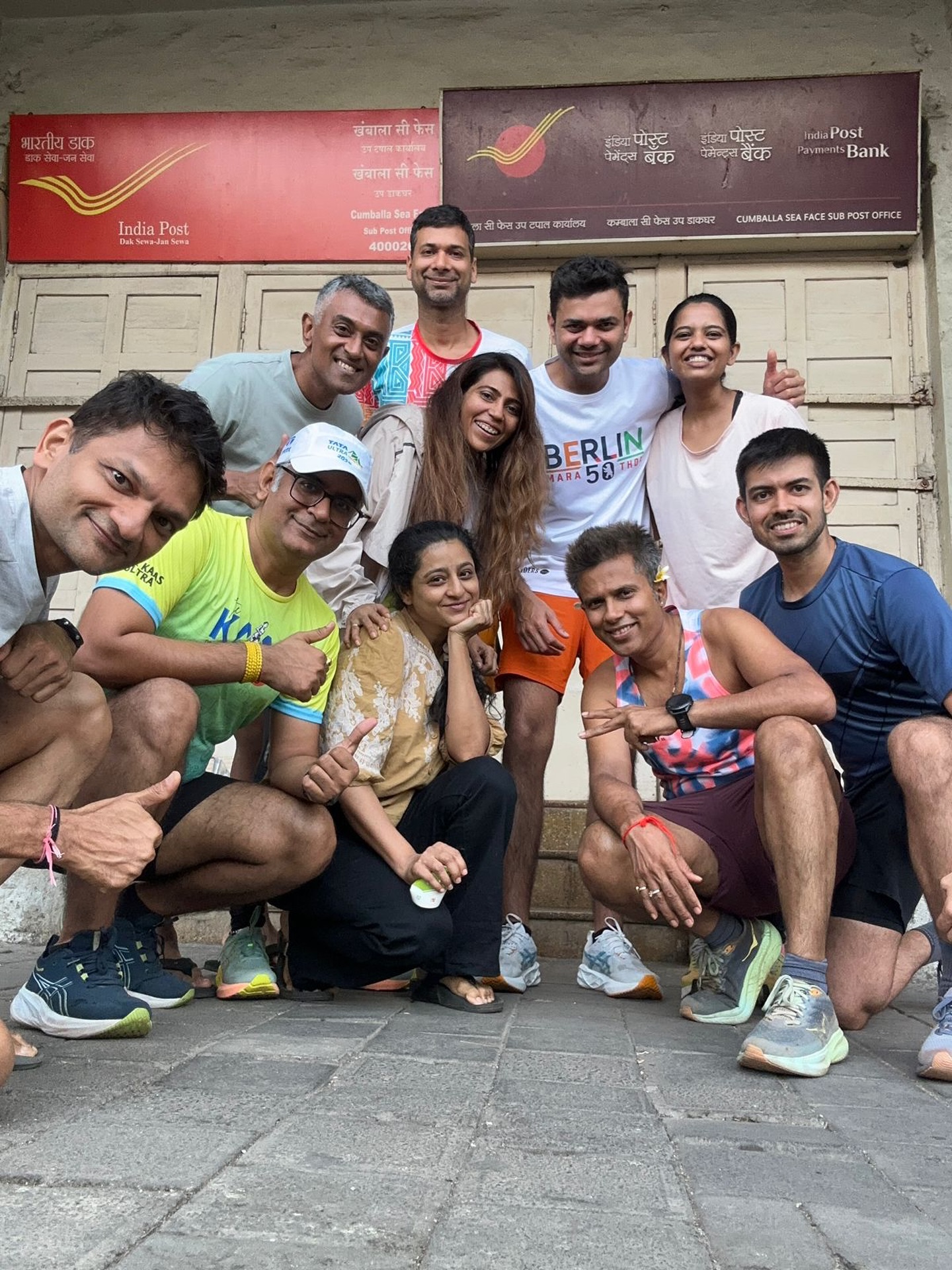 Post run coffee and pictures