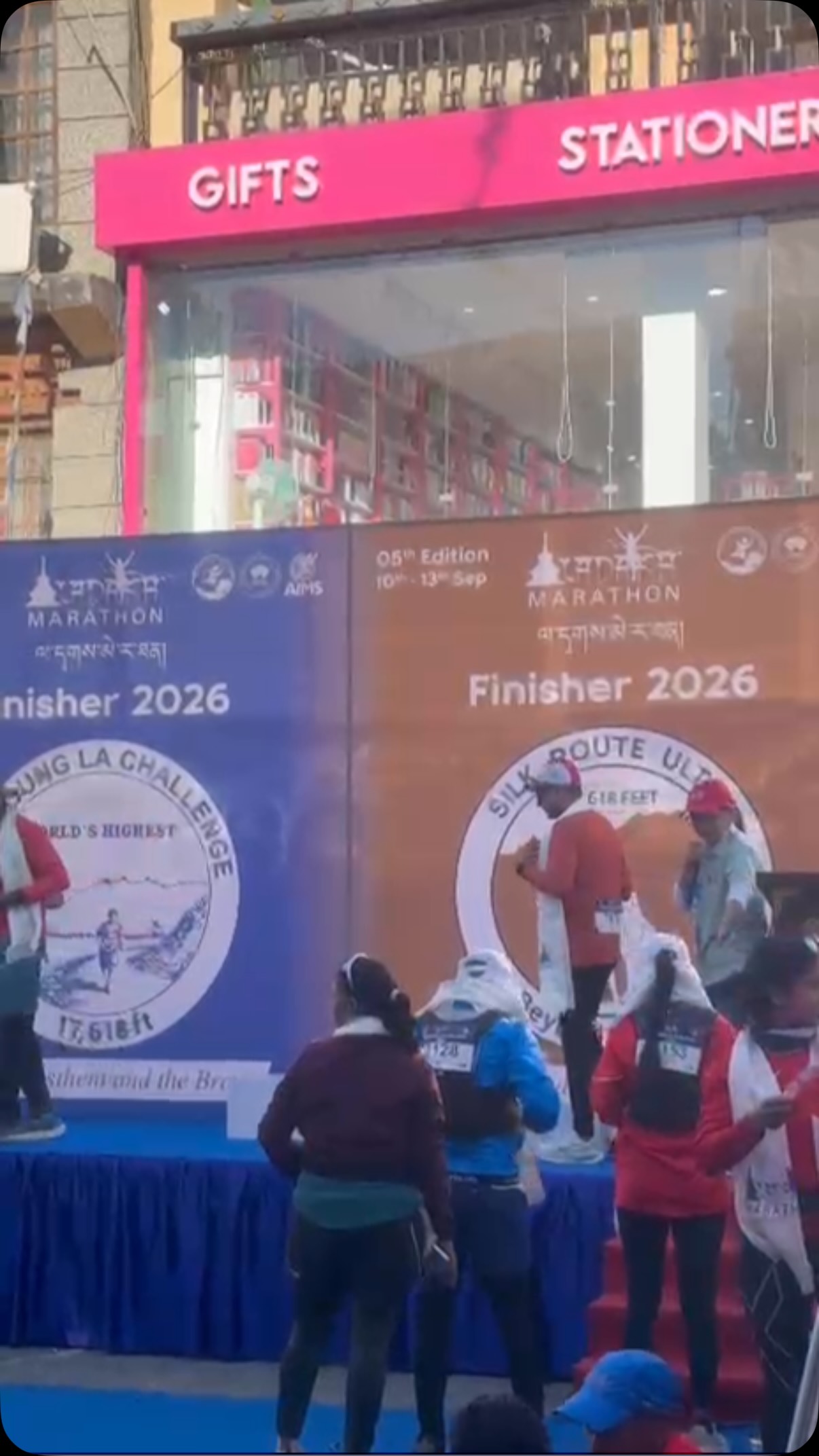 Congratulations @aditrathi363 on completing the Khardungla challenge @ladakhmarathon